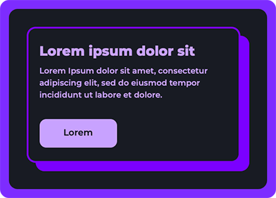 The Litmus test result for dark mode in Apple Mail, showing the removal of white completely for the Bare Bones purple and a lighter purple for the content and button for a better contrast ratio