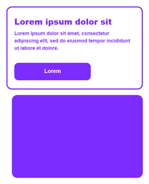 A preview of the the relative positioning in use in T-Online which breaks the layout of the stacked elements.